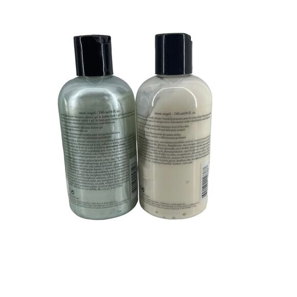 Philosophy Snow Angel Shampoo Shower Gel & Body Lotion Duo 8 oz Each Sealed - Picture 3 of 4